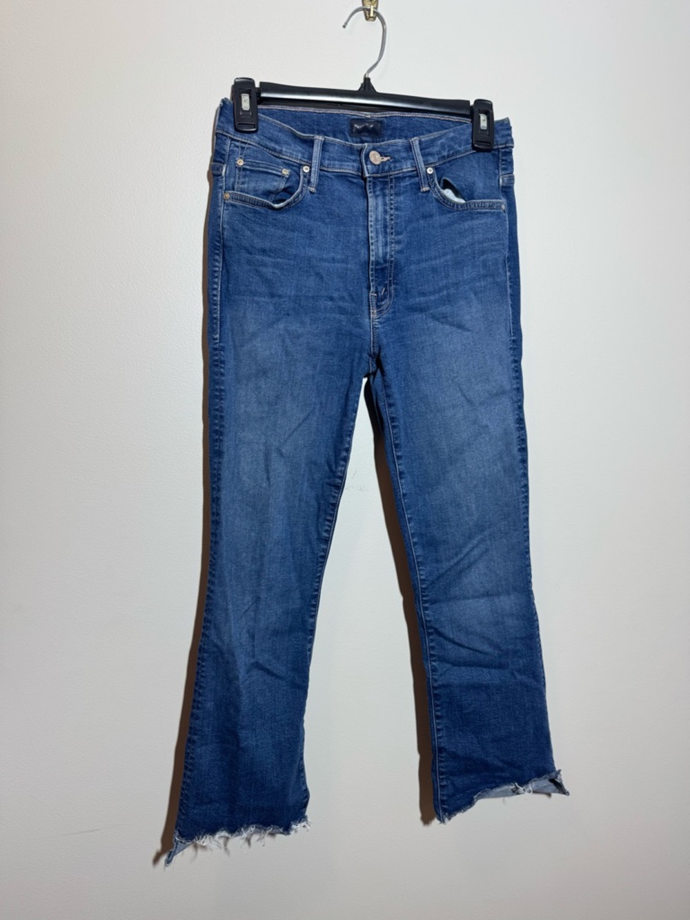 Mother Denim Insider Crop Step Fray